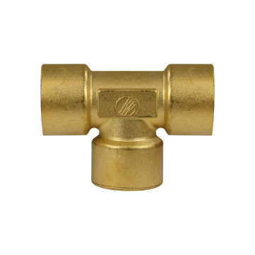 T-stykke Messing 350 Bar 3/8" Female